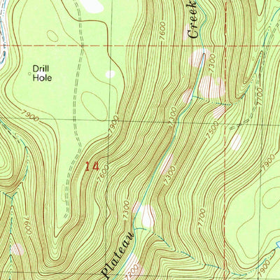 United States Geological Survey Willow Spring, CO (1993, 24000-Scale) digital map