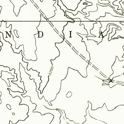 United States Geological Survey Willow Springs, AZ (1955, 24000-Scale) digital map