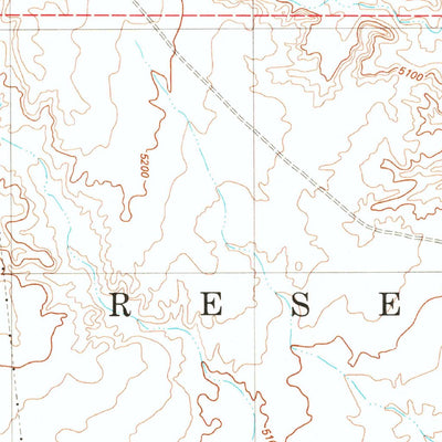 United States Geological Survey Willow Springs, AZ (1981, 24000-Scale) digital map