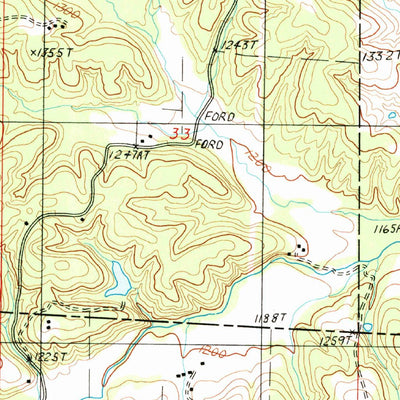 United States Geological Survey Willow Springs North, MO (1987, 24000-Scale) digital map