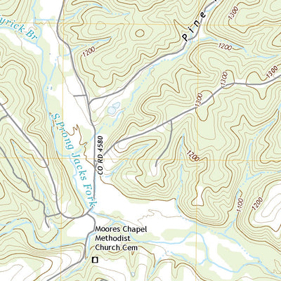 United States Geological Survey Willow Springs North, MO (2021, 24000-Scale) digital map