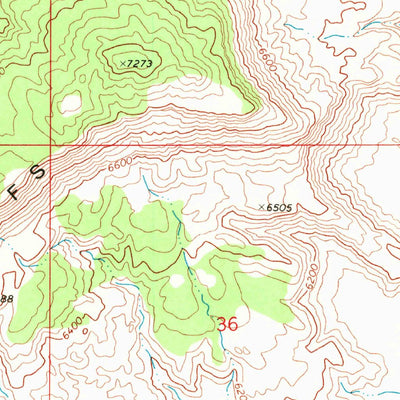 United States Geological Survey Willow Springs, UT (1968, 24000-Scale) digital map