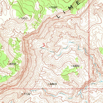 United States Geological Survey Willow Springs, UT (1968, 24000-Scale) digital map