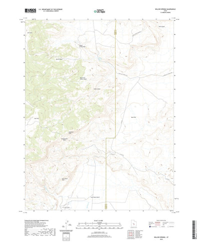 United States Geological Survey Willow Springs, UT (2020, 24000-Scale) digital map