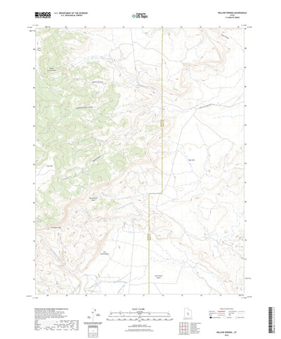 United States Geological Survey Willow Springs, UT (2023, 24000-Scale) digital map