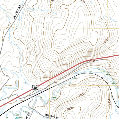 United States Geological Survey Willow Springs, WY (2021, 24000-Scale) digital map