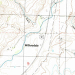 United States Geological Survey Willowcreek, OR (1987, 24000-Scale) digital map