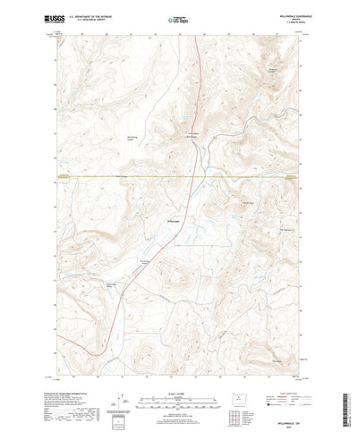 United States Geological Survey Willowdale, OR (2020, 24000-Scale) digital map