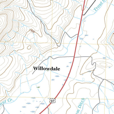 United States Geological Survey Willowdale, OR (2020, 24000-Scale) digital map