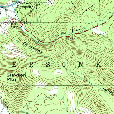 United States Geological Survey Willowemoc, NY (1997, 24000-Scale) digital map