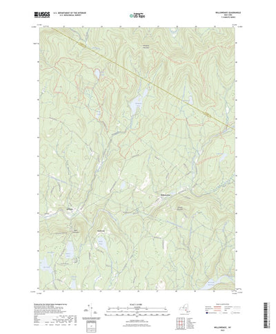 United States Geological Survey Willowemoc, NY (2023, 24000-Scale) digital map