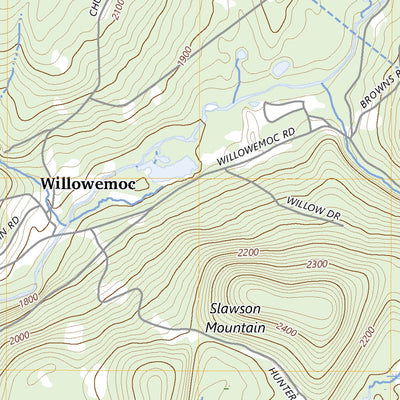 United States Geological Survey Willowemoc, NY (2023, 24000-Scale) digital map