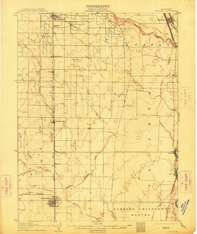 United States Geological Survey Willows, CA (1906, 62500-Scale) digital map