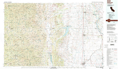 United States Geological Survey Willows, CA (1987, 100000-Scale) digital map