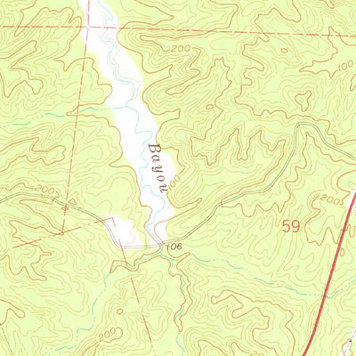 United States Geological Survey Willows, MS (1963, 24000-Scale) digital map