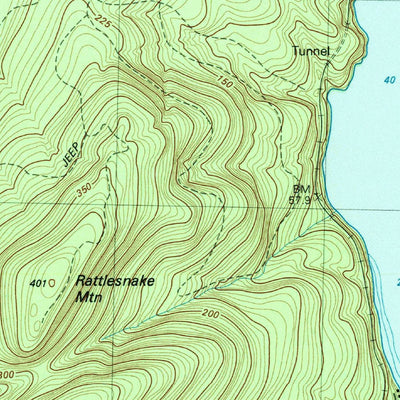 United States Geological Survey Willsboro Bay, VT-NY (1980, 25000-Scale) digital map