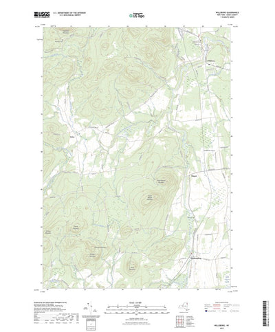 United States Geological Survey Willsboro, NY (2023, 24000-Scale) digital map