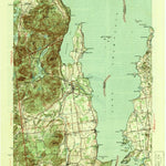 United States Geological Survey Willsboro, NY-VT (1943, 62500-Scale) digital map