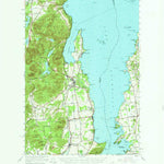 United States Geological Survey Willsboro, NY-VT (1956, 62500-Scale) digital map