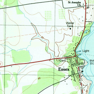 United States Geological Survey Willsboro, NY-VT (1980, 25000-Scale) digital map
