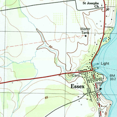 United States Geological Survey Willsboro, NY-VT (1999, 25000-Scale) digital map
