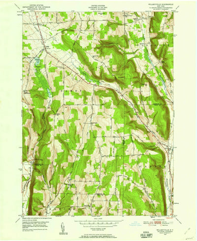 United States Geological Survey Willseyville, NY (1949, 24000-Scale) digital map
