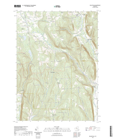 United States Geological Survey Willseyville, NY (2023, 24000-Scale) digital map