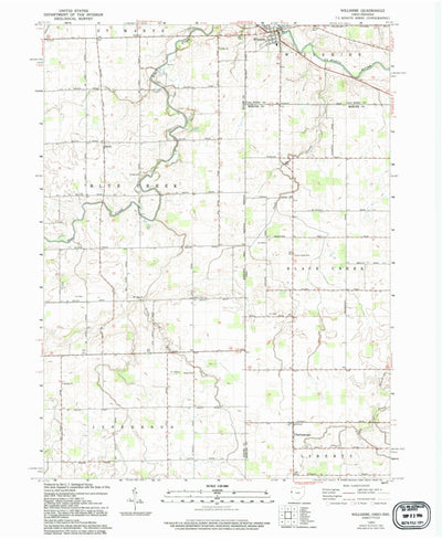 United States Geological Survey Willshire, OH-IN (1960, 24000-Scale) digital map