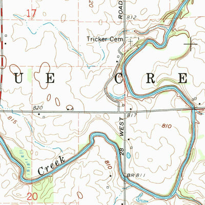 United States Geological Survey Willshire, OH-IN (1960, 24000-Scale) digital map