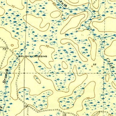 United States Geological Survey Wilma, FL (1946, 31680-Scale) digital map