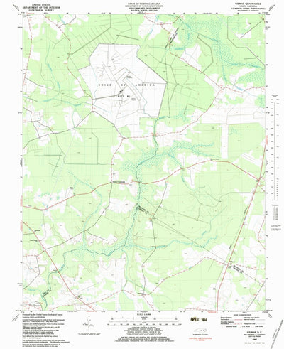 United States Geological Survey Wilmar, NC (1983, 24000-Scale) digital map