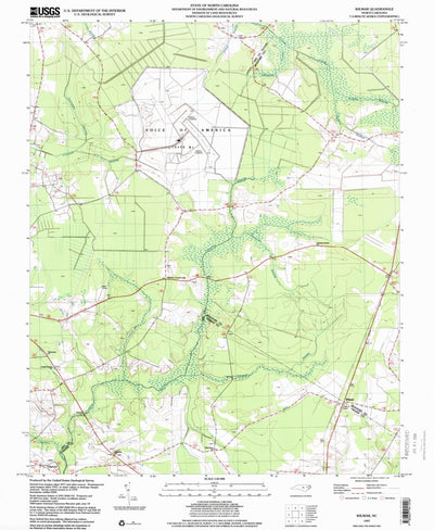 United States Geological Survey Wilmar, NC (1997, 24000-Scale) digital map