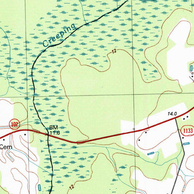 United States Geological Survey Wilmar, NC (1997, 24000-Scale) digital map