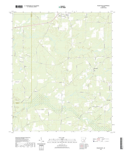 United States Geological Survey Wilmar South, AR (2020, 24000-Scale) digital map