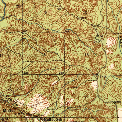 United States Geological Survey Wilmer, AL-MS (1944, 62500-Scale) digital map
