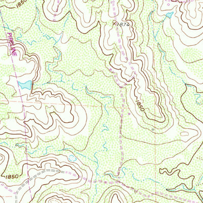United States Geological Survey Wilmeth, TX (1961, 24000-Scale) digital map