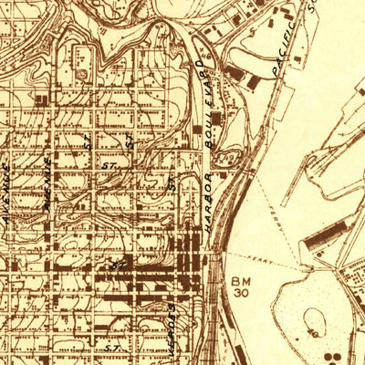 United States Geological Survey Wilmington, CA (1923, 24000-Scale) digital map