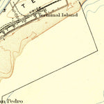 United States Geological Survey Wilmington, CA (1925, 24000-Scale) digital map