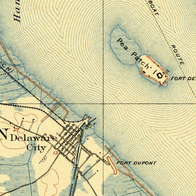 United States Geological Survey Wilmington, DE-NJ (1906, 62500-Scale) digital map