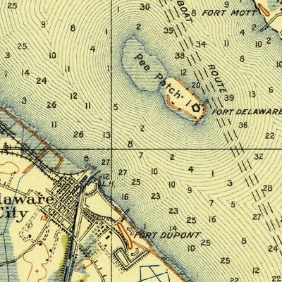 United States Geological Survey Wilmington, DE-NJ (1919, 62500-Scale) digital map