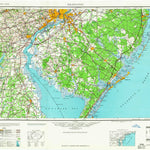 United States Geological Survey Wilmington, DE-NJ-PA-MD (1959, 250000-Scale) digital map