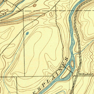 United States Geological Survey Wilmington, IL (1892, 62500-Scale) digital map