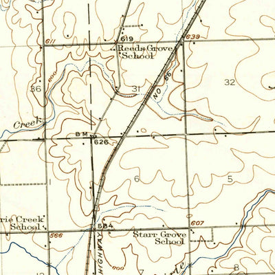 United States Geological Survey Wilmington, IL (1918, 62500-Scale) digital map