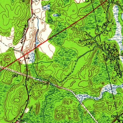 United States Geological Survey Wilmington, MA (1950, 24000-Scale) digital map