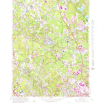 United States Geological Survey Wilmington, MA (1965, 25000-Scale) digital map