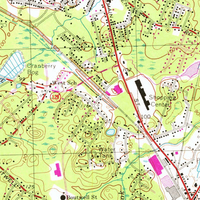 United States Geological Survey Wilmington, MA (1965, 25000-Scale) digital map
