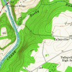 United States Geological Survey Wilmington North, DE-PA (1954, 24000-Scale) digital map