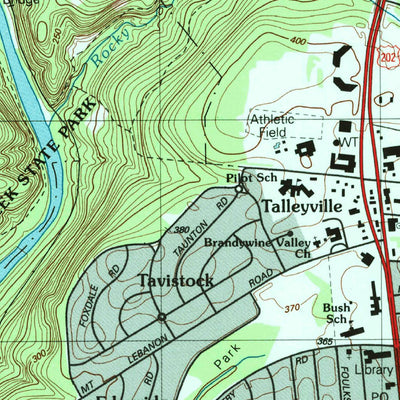 United States Geological Survey Wilmington North, DE-PA (1997, 24000-Scale) digital map