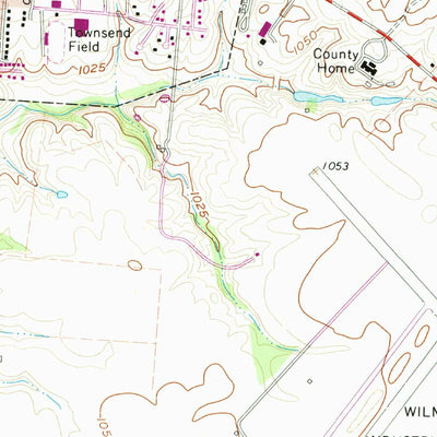 United States Geological Survey Wilmington, OH (1961, 24000-Scale) digital map