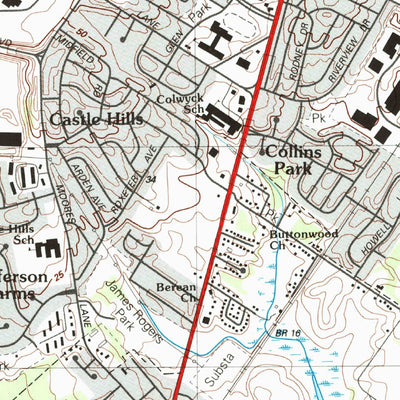 United States Geological Survey Wilmington South, DE-NJ (1993, 24000-Scale) digital map
